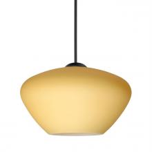  1XC-5410VM-BK - Besa Pendant Peri, Black Finish, Vanilla Matte 1x50W MAX GY6.35 Base