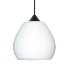  1XC-560507-BK - Besa Pendant Tay Tay, Black Finish, Opal Matte 1x50W MAX GY6.35 Base