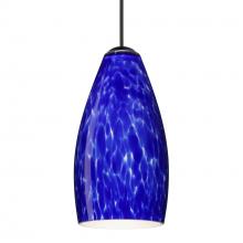  1XC-719886-BK - Besa Pendant Karli, Black Finish, Blue Cloud 1x50W MAX GY6.35 Base