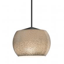  1XC-KENOSM-LED-BK - Besa, Keno Cord Pendant, Smoke Sand, Black Finish, 1x3W LED