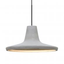  1XC-MODUSNA-LED-BK - Besa Modus Pendant, Natural, Black Finish, 1x9W LED