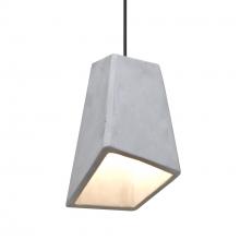  1XC-SKIPNA-LED-BK - Besa Skip Pendant, Natural, Black Finish, 1x9W LED