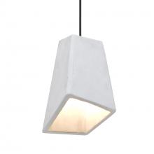  1XC-SKIPWH-LED-BK - Besa Skip Pendant, White, Black Finish, 1x9W LED