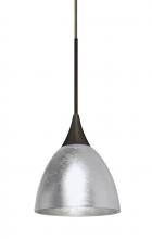  1XT-1758SF-BR - Besa Divi Pendant, Silver Foil, Bronze, 1x50W Halogen