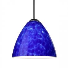  1XT-177986-BK - Besa Pendant Mia, Black Finish, Blue Cloud 1x50W MAX GY6.35 Base