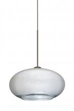  1XT-2492SF-BR - Besa Pendant Brio 7 Bronze Silver Foil 1x35W Halogen