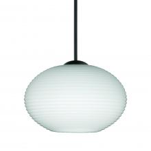  1XT-561207-BK - Besa Pendant Lasso, Black Finish, Opal Matte 1x50W MAX GY6.35 Base