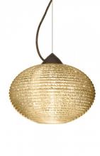  1KX-4913GD-BR - Besa Pape 12 Pendant 1Kx Gold Glitter Bronze 1x75W Medium Base