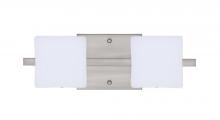  2WS-773507-LED-SN - Besa Wall Alex Satin Nickel Opal Matte 2x5W LED