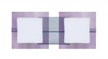  2WS-773591-CR - Besa Wall Alex Chrome Opal/Amethyst 2x50W G9