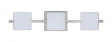  3WS-773507-LED-SN - Besa Wall Alex Satin Nickel Opal Matte 3x5W LED