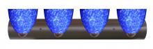  4WZ-757286-LED-BR - Besa Wall Sasha Bronze Blue Cloud 4x9W LED