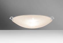  8418GL-LED-SN - Besa Ceiling Sonya 17 Satin Nickel Glitter 2x11W LED