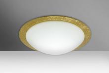  9772GFC - Besa Ceiling Ring 13 White/Gold Foil Ring 1x60W A19