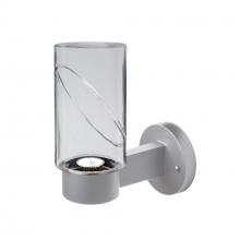  BLINKCL-WALL-LED-SL - Blink Outdoor Sconce, Clear/Clear, Silver Finish, 1x4W LED