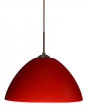  J-420131-BR - Besa Tessa Pendant For Multiport Canopy Bronze Red Matte 1x75W Medium Base