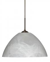  J-420152-BR - Besa Tessa Pendant For Multiport Canopy Bronze Marble 1x75W Medium Base