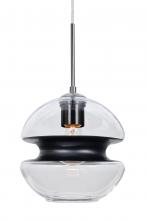 Besa Lighting J-HULA8BK-SN - Besa Hula 8 Cord Pendant