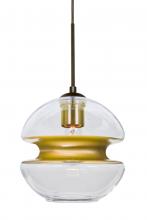 Besa Lighting J-HULA8GD-BR - Besa Hula 8 Cord Pendant