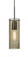 Besa Lighting J-JUNI10LT-EDIL-BR - Besa, Juni 10 Pendant For Multiport Canopy, Latte Bubble, Bronze, 1x4W LED Filament