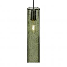 Besa Lighting J-JUNI16MS-BK - Besa, Juni 16 Pendant For Multiport Canopy, Moss Bubble, Black, 1x60W MAX E26 Base