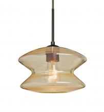  J-ZENGD-BR - Besa, Zen Cord Pendant For Multiport Canopy, Gold Bubble, Bronze Finish, 1x60W Medium