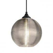  OP-461602-BK - Besa Kristall 8 Pendant Black Smoke 1x75W E26 Base