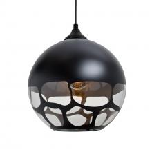  OP-ROCKYBK-BK - Besa, Rocky Outdoor Pendant, Black, Black Finish, 1x60W E26 Base