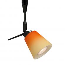  RSP-5042OP-LED-BK - Besa Spotlight Canto 3 Black Bicolor Orange/Pina 1x3W LED