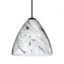  RXP-1779MG-BK - Besa Pendant Mia, Black Finish, Marble Grigio 1x50W MAX GY6.35 Base