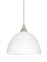 Besa Lighting RXP-4679KR-LED-SN - Besa Pendant Brella Satin Nickel Chalk 1x5W LED