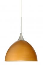 Besa Lighting RXP-4679OK-SN - Besa Pendant Brella Satin Nickel Oak 1x50W Halogen