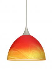 Besa Lighting RXP-4679SL-LED-SN - Besa Pendant Brella Satin Nickel Solare 1x5W LED