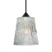  RXP-512500-BK - Besa Pendant Nico 4, Black Finish, Clear Stone 1x35W MAX GY6.35 Base