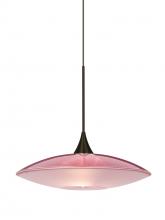  RXP-6294RD-BR - Besa Pendant Spazio Bronze Red/Frost 1x50W Halogen