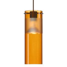  RXP-6527EG-BR - Besa, Scope 7 Cord Pendant, Armagnac/Frost, Bronze Finish, 1x50W MAX GY6.35 Base