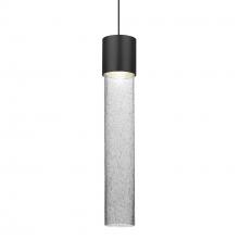  RXP-WAND12CL-LED-BK - Besa Wanda 12 Pendant, Clear Bubble, Black Finish, 1x3W LED