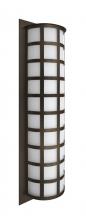 Besa Lighting SCALA28-WA-LED-BR - Besa Outdoor Scala 28 Bronze White Acrylic 3x8W LED