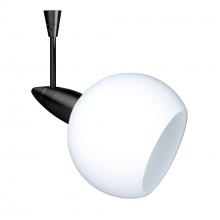  SP-155907-BK - Besa, Palla 3 Spotlight, Opal Matte, Black Finish, 1x35W MAX GU5.3 Base