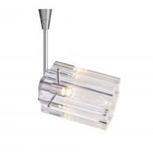  SP-ICE4CL-SN - Besa Ice 4 Spotlight, Clear Glass, Black Finish, 1x35W MAX GY6.35 Base