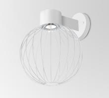  SULTANA-G-WALL-LED-WH - Besa, Sultana Globe Wall Sconce, White Finish, 1x4W LED