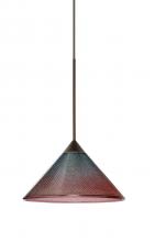  X-117691-BR - Besa Pendant For Multiport Canopy Kona Bronze Bi-Color 1x50W Halogen