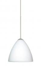  X-177907-SN - Besa Pendant For Multport Canopy Mia Satin Nickel Opal Matte 1x50W Halogen