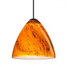  X-1779HB-BK - Besa Pendant For Multport Canopy Mia, Black Finish, Habanero 1x50W MAX GY6.35 Base