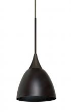 Besa Lighting X-1858MB-LED-BR - Besa Divi Pendant, Metal Bronze, Bronze, 1x9W LED