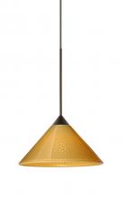  X-282490-LED-BR - Besa Pendant For Multiport Canopy Kona Bronze Mango Starpoint 1x5W LED