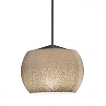  X-KENOSM-LED-BK - Besa, Keno Cord Pendant for Multiport Canopy, Smoke Sand, Black Finish, 1x3W LED