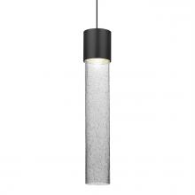  X-WAND12CL-LED-BK - Besa Wanda 12 Pendant For Multiport Canopy, Clear Bubble, Black Finish, 1x3W LED