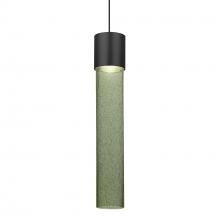  X-WAND12MS-LED-BK - Besa Wanda 12 Pendant For Multiport Canopy, Moss Bubble, Black Finish, 1x3W LED