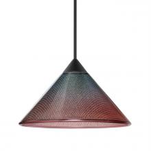 Besa Lighting XP-117691-BK - Besa Pendant Kona, Black Finish, Bi-Color 1x50W MAX GY6.35 Base